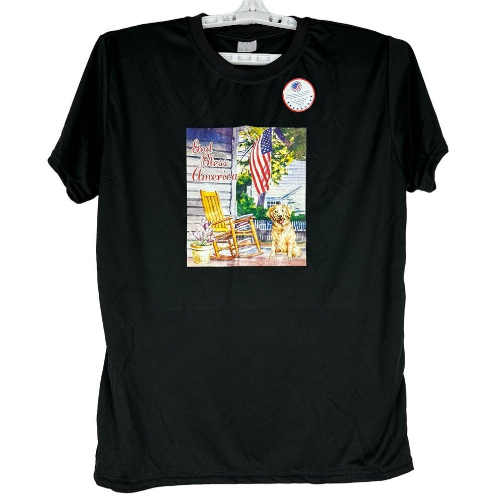 God Bless America T-Shirt - Large - Disabled Veterans National Foundation